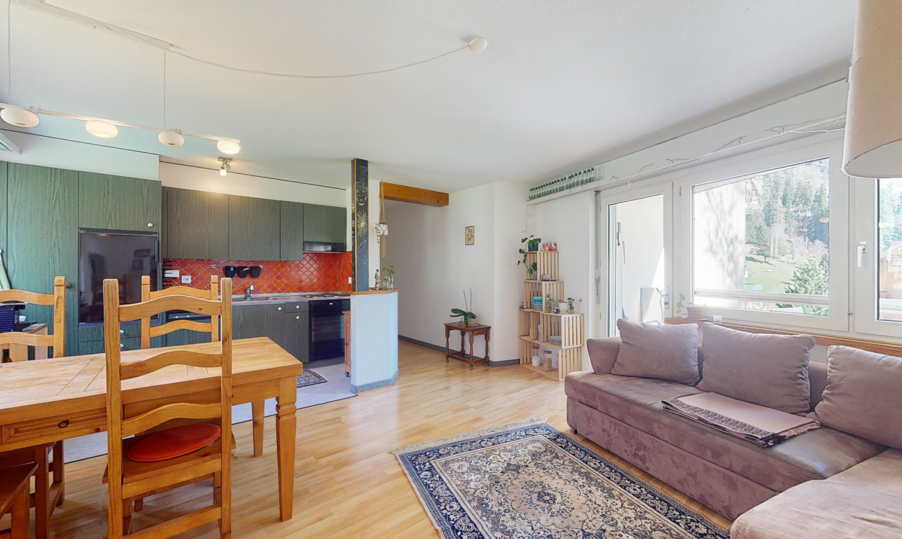 4.5 Zimmer idyllisch gut gelegen mit Blick auf die Berge - 1