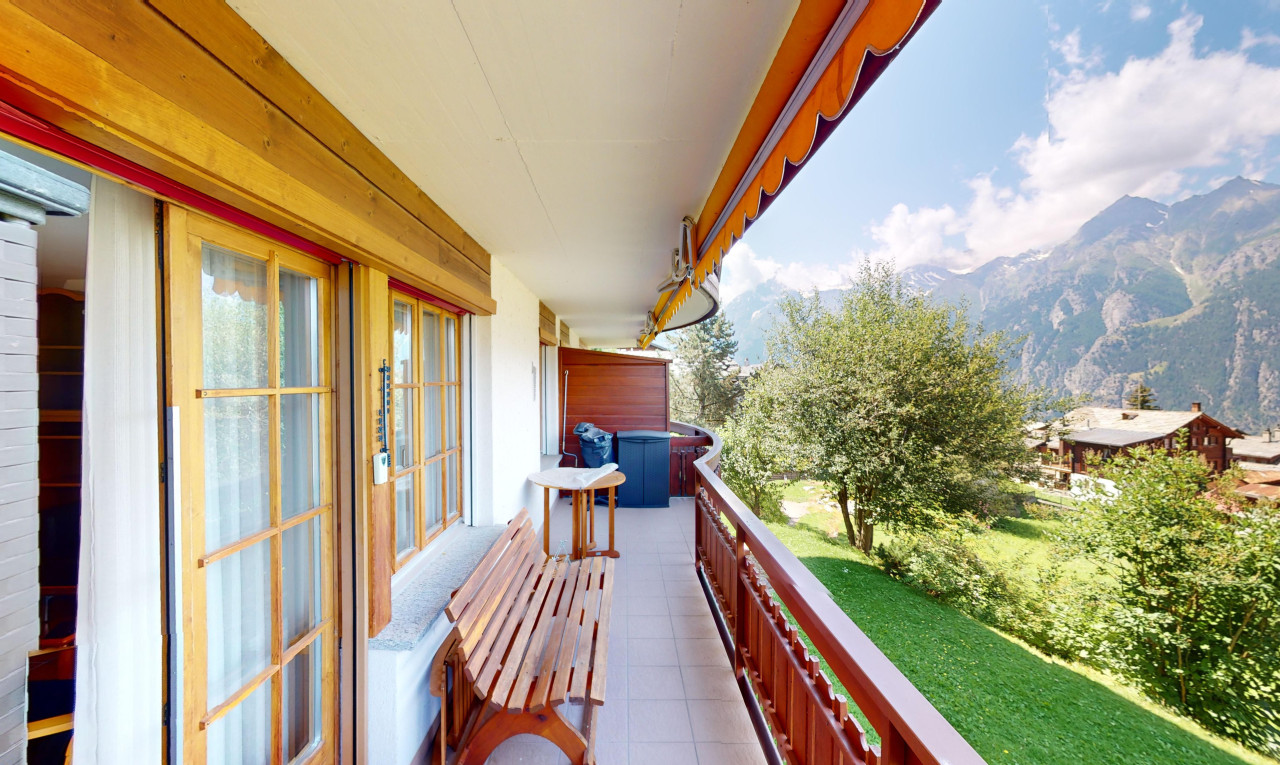 Sonnige 3½-Zimmer-Wohnung mit Alpenblick im Herzen von Grächen - 3