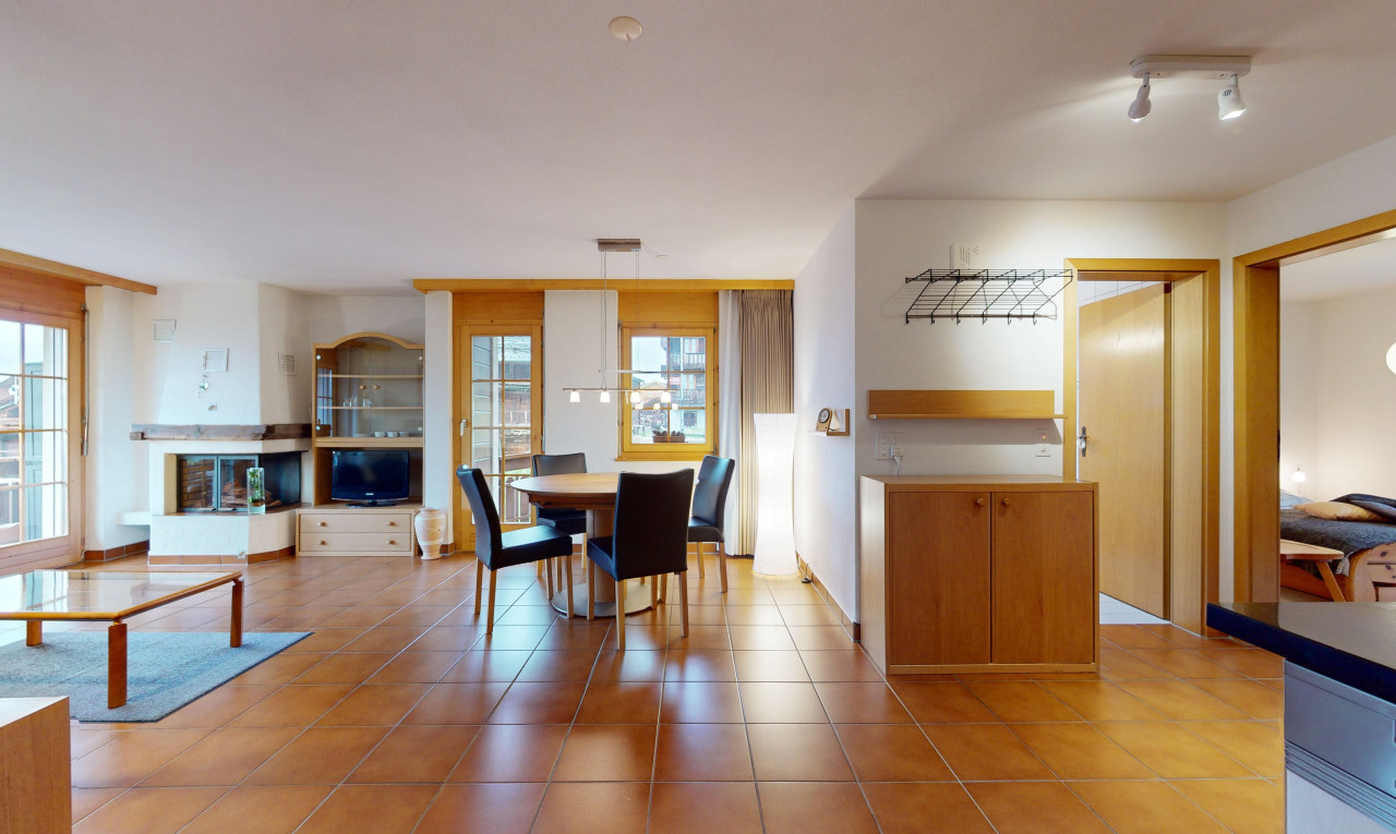 Sonnige 3½-Zimmer-Wohnung mit Alpenblick im Herzen von Grächen - 8