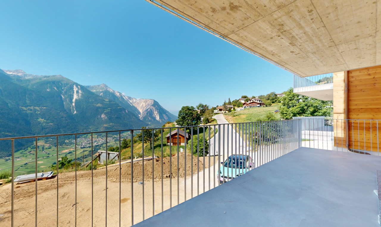 Neubauwohnung mit Bergblick in Erschmatt – Mietkauf möglich - 6