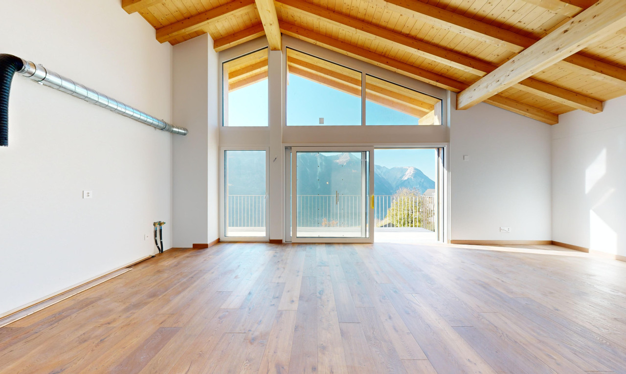 Brand New Apartment with Panoramic View, 5 Minutes from Leuk - 11