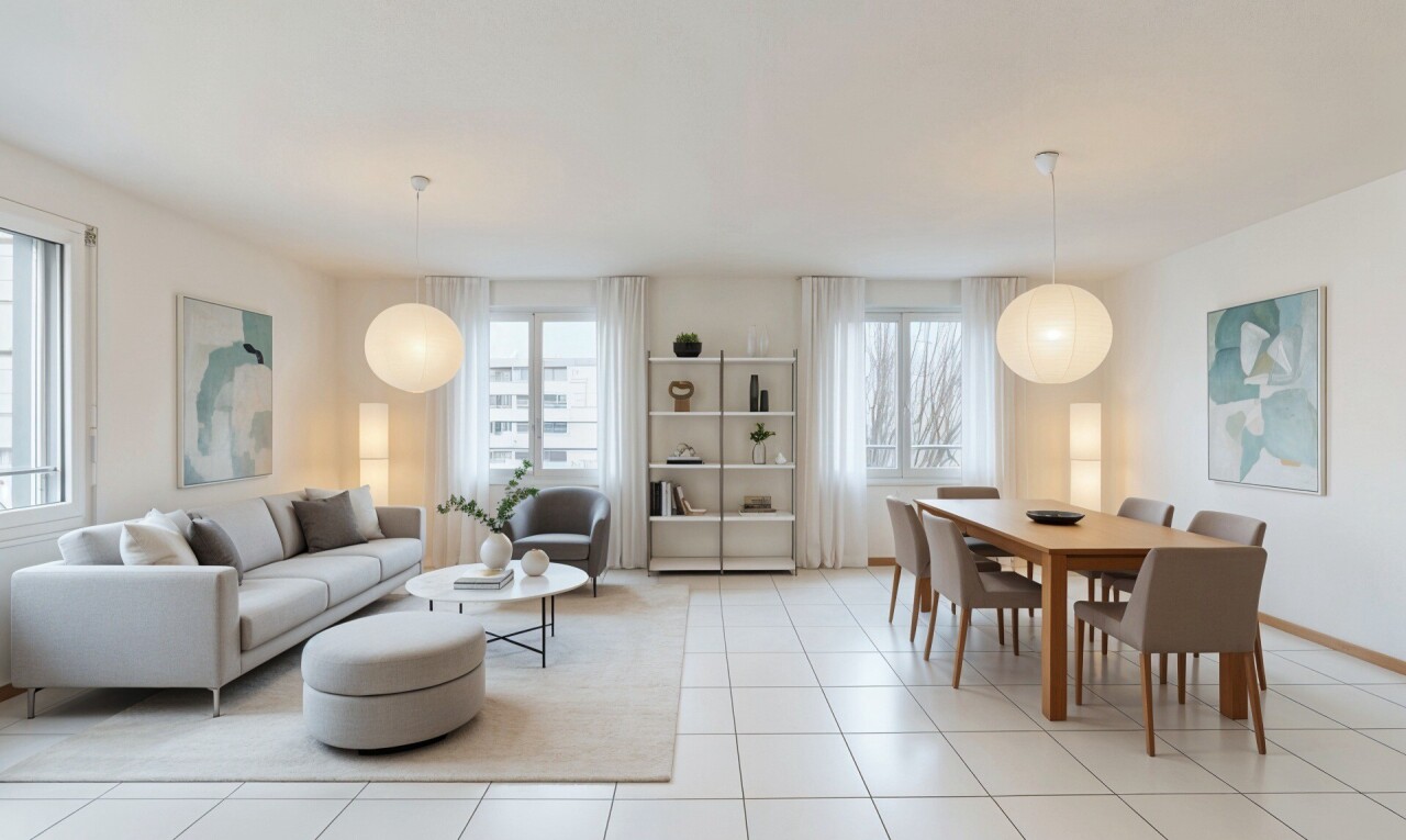 Appartement duplex en attique in à Neuchâtel - 1