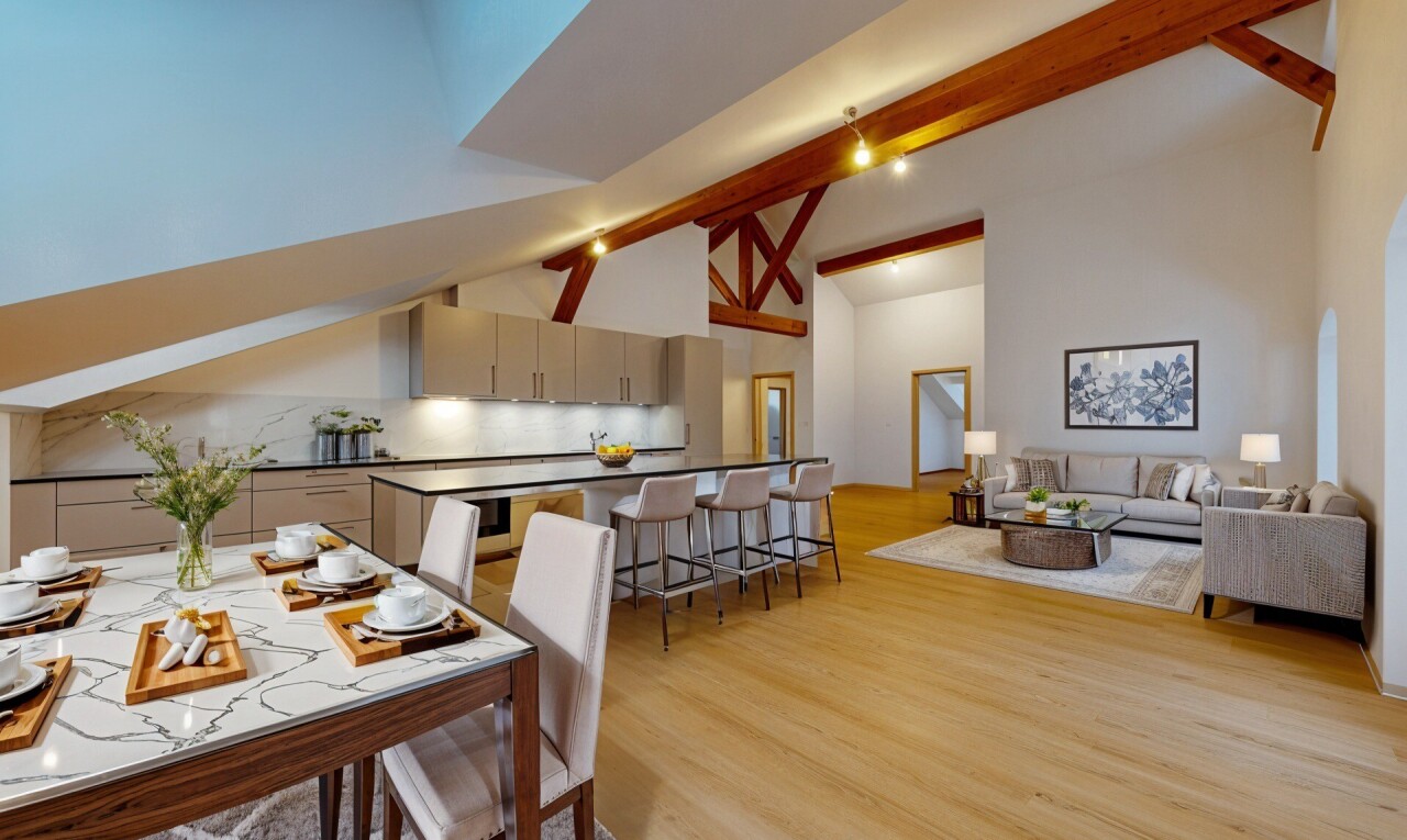 Dernier étage in à Montfaucon - 2