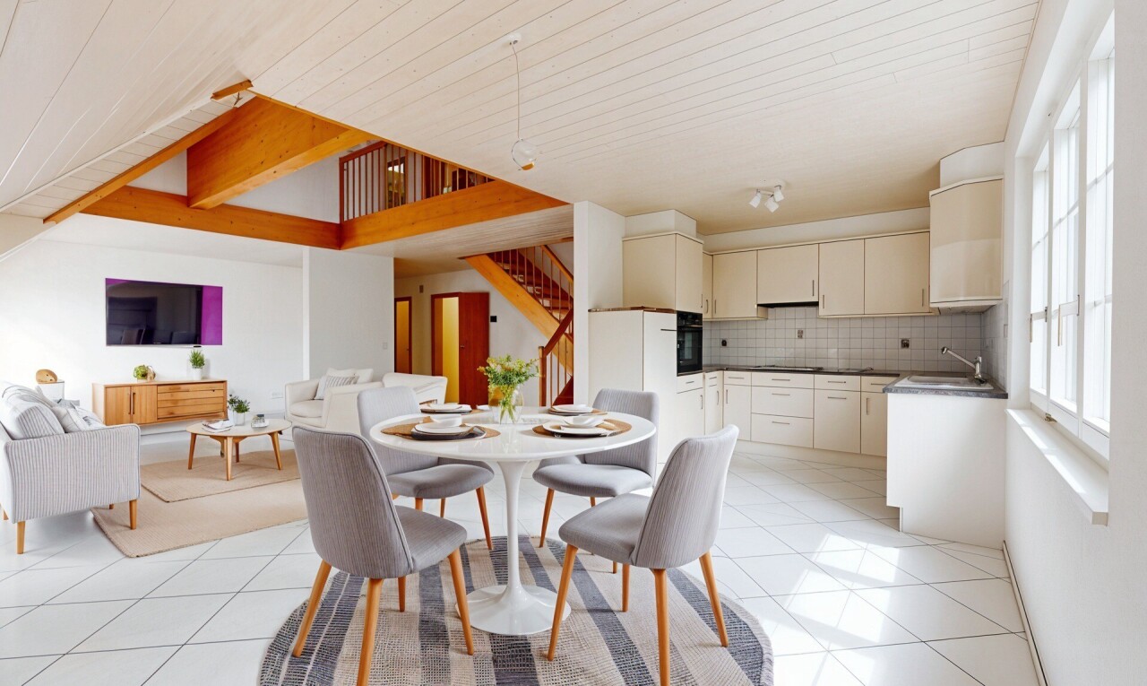 Attika-Maisonette-Wohnung in Zeiningen - 0