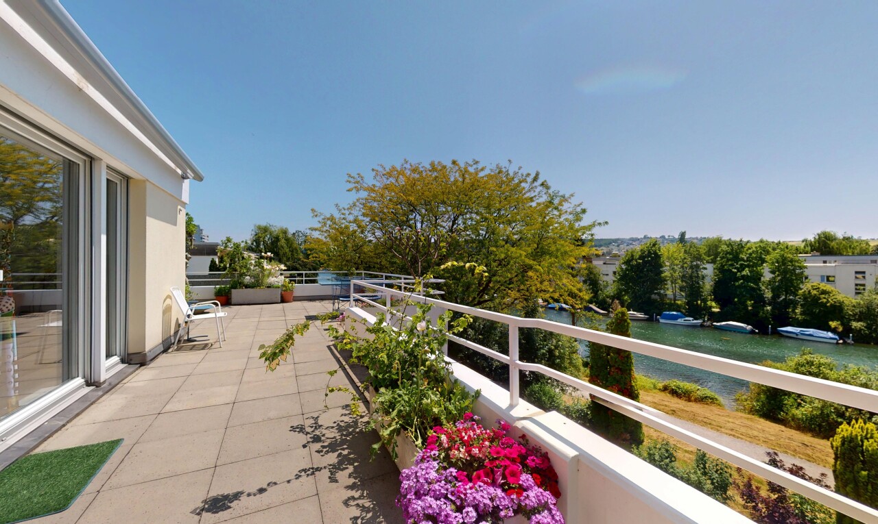 Moderne Attikawohnung direkt an der Zihl - 1