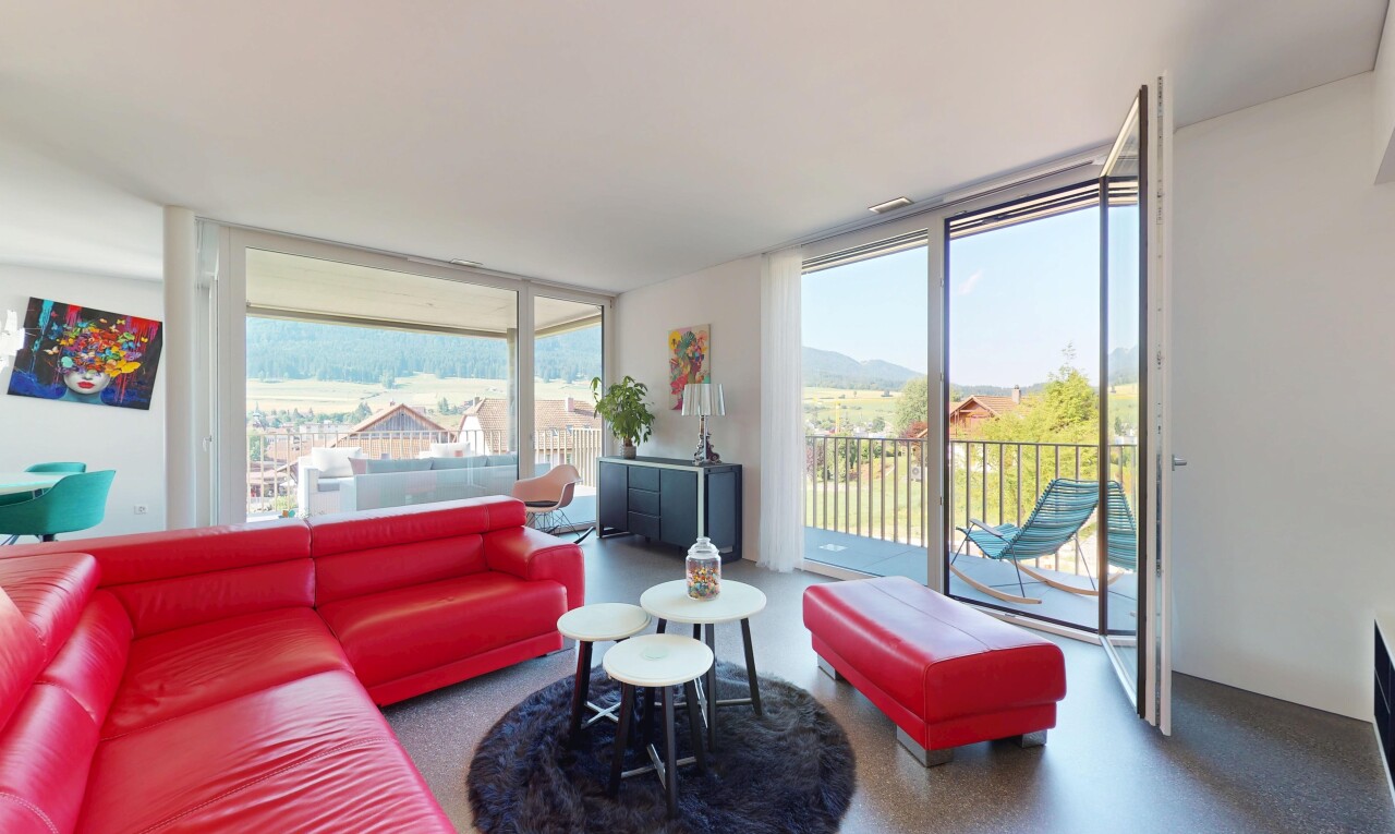 Peaceful Elegance – Spacious Apartment with Alpine Scenery - 3