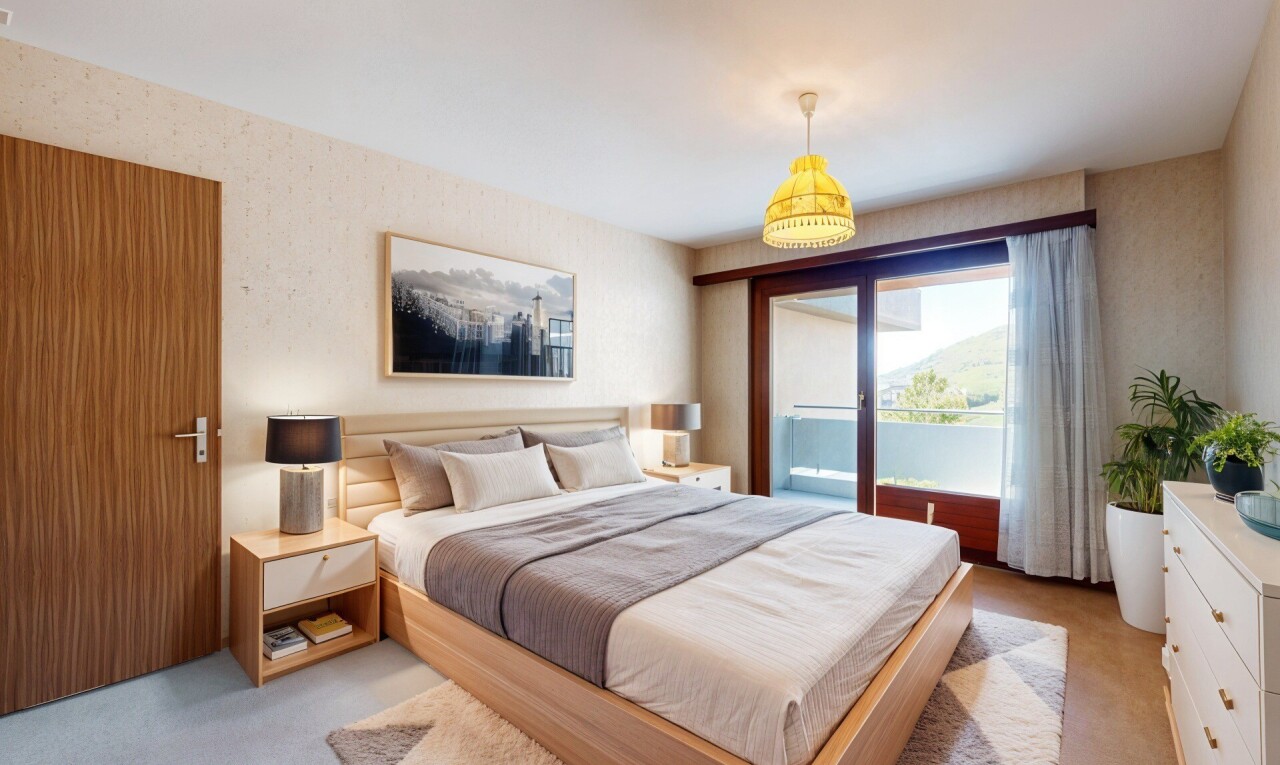 Spacious Top-Floor Apartment with Mountain Views in Sierre - 4