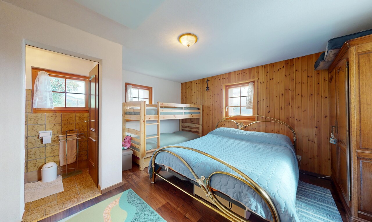 Traumhaftes Chalet in Unterbäch mit viel Land und Sonne - 8