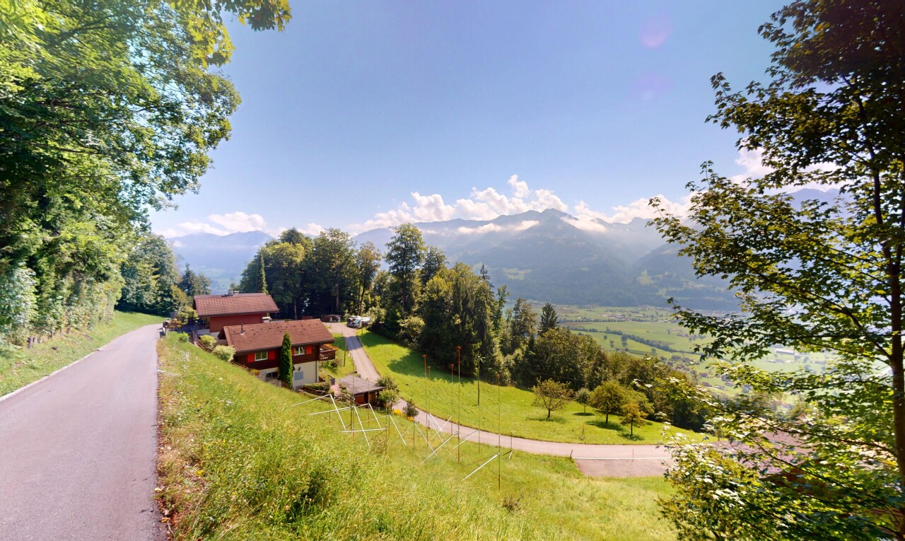 Wohnen im Grünen mit Bergpanorama - 1