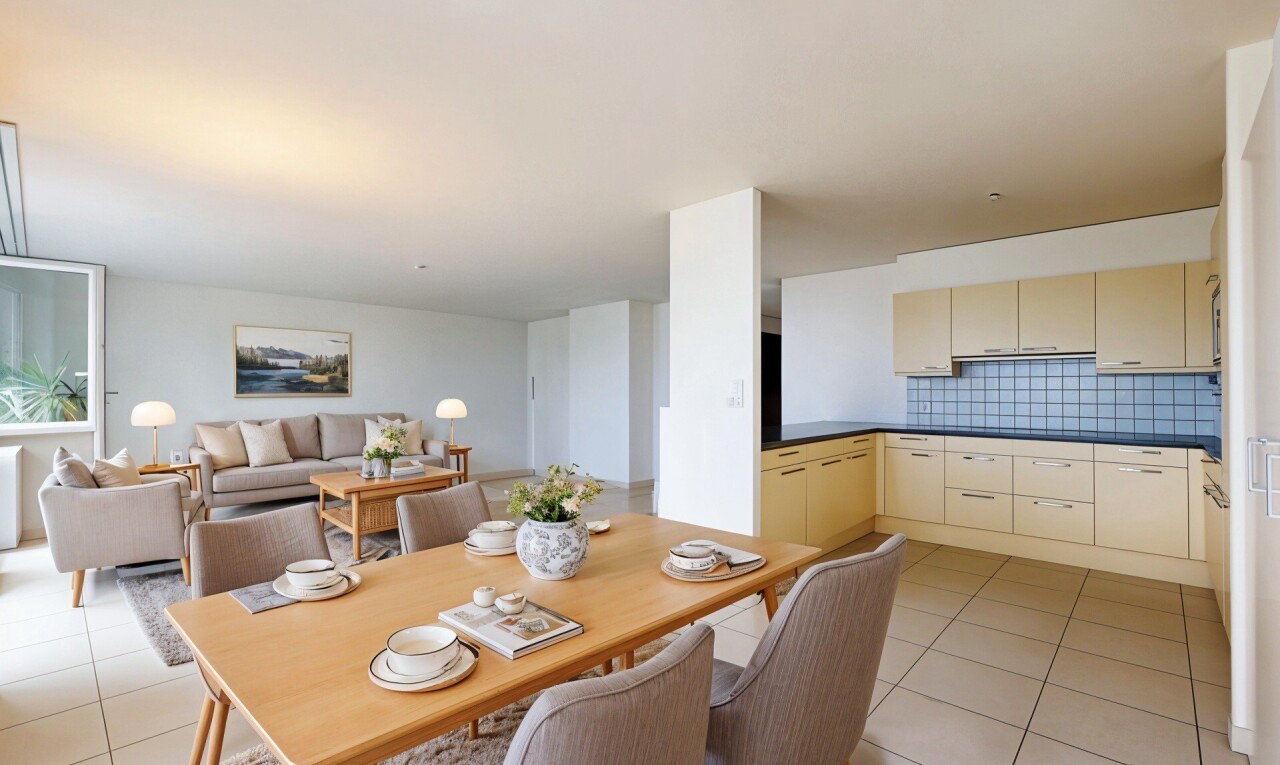 Bright 4.5-room apartment with breathtaking views of the lake - 3