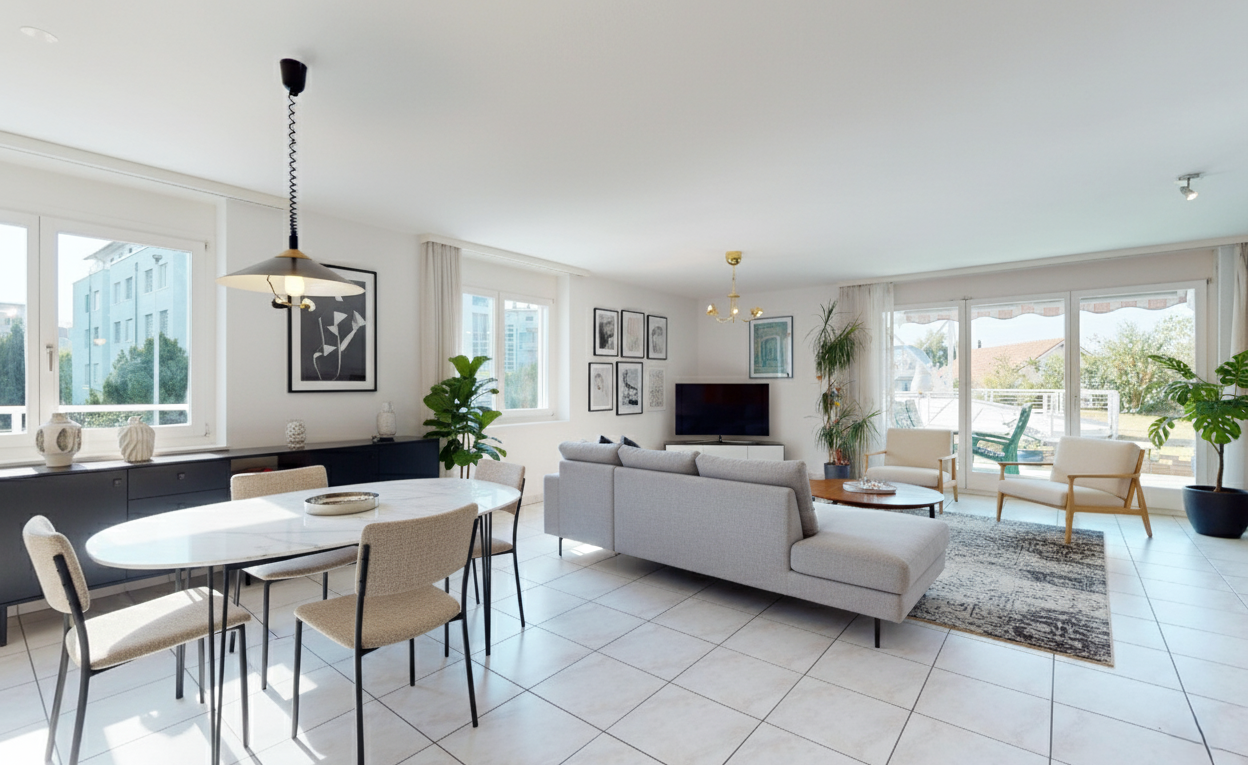 Komfort, Licht und privater Garten – wunderschönes Duplex in Murten - 0