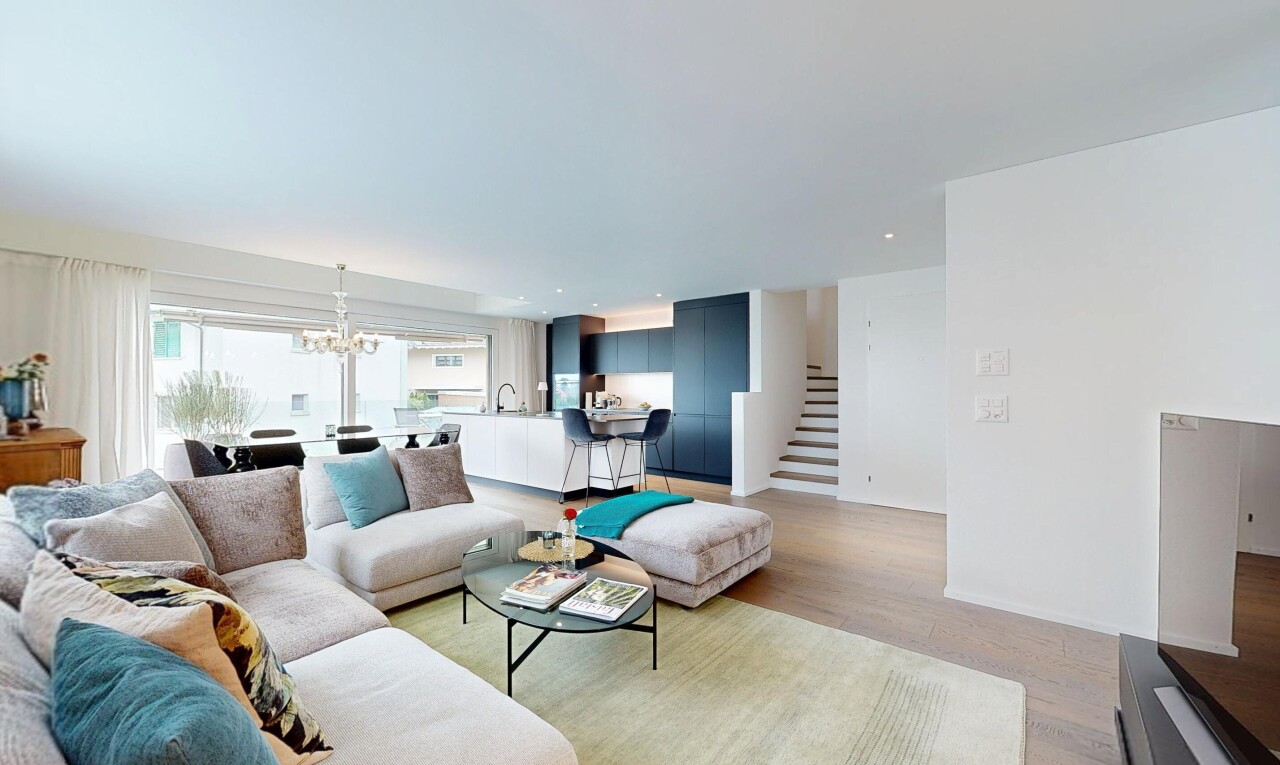 Helle 4.5-Zimmer-Maisonettewohnung mit Balkon und viel Raum für Ideen - 3