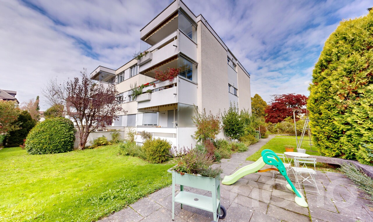 Praktische 3.5-Zimmer-Wohnung in ruhiger Lage nahe Stadtzentrum - 0