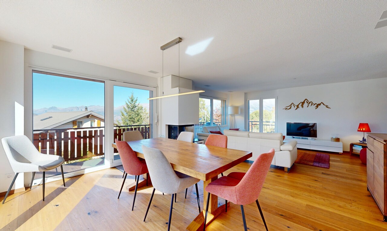 Exceptional Chalet with Panoramic View in Bürchen - 4