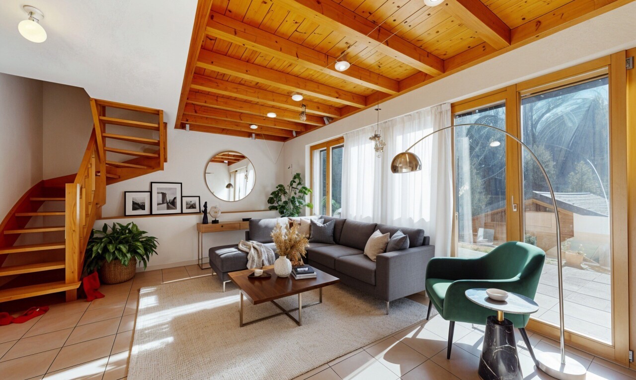 Appartement duplex avec jardin in à Morgins - 0