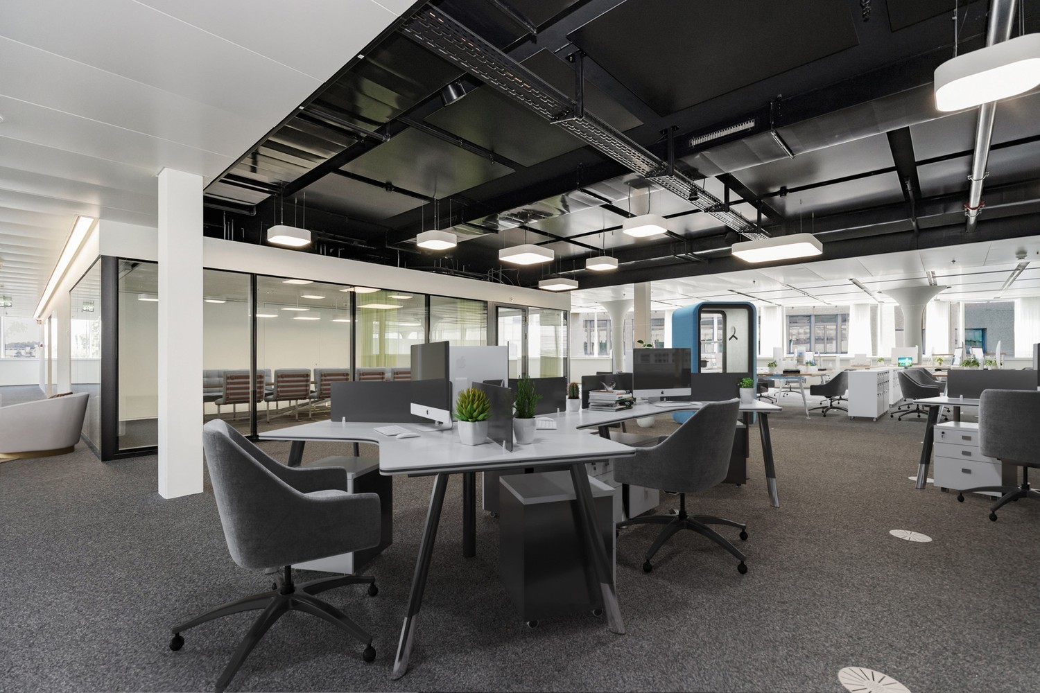 Openspace Büro - Flexibel &amp; Anpassungsfähig, perfekt für Ihr Business! - 4