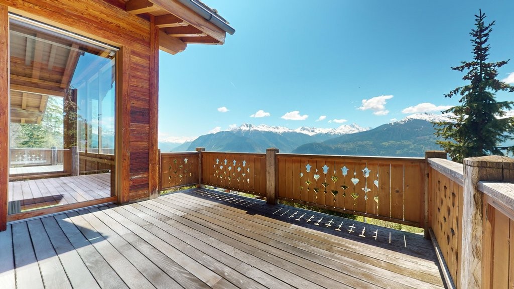 Crans - Chalet de haut standing avec vue imprenable sur les Alpes - 11