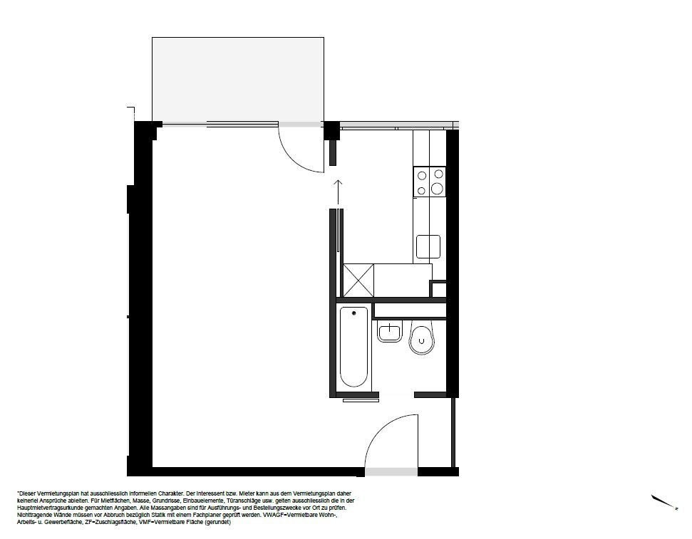 Schöne Single- Wohnung - 4