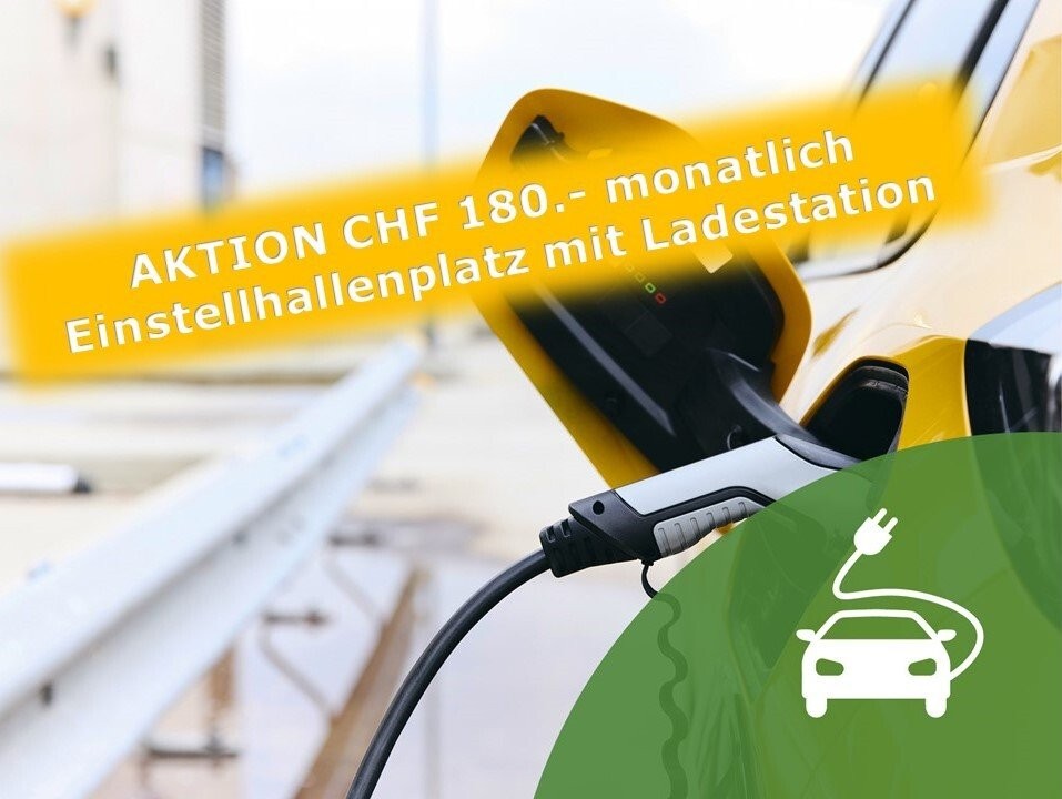Einstellhallenplatz mit E-Ladestation - 0