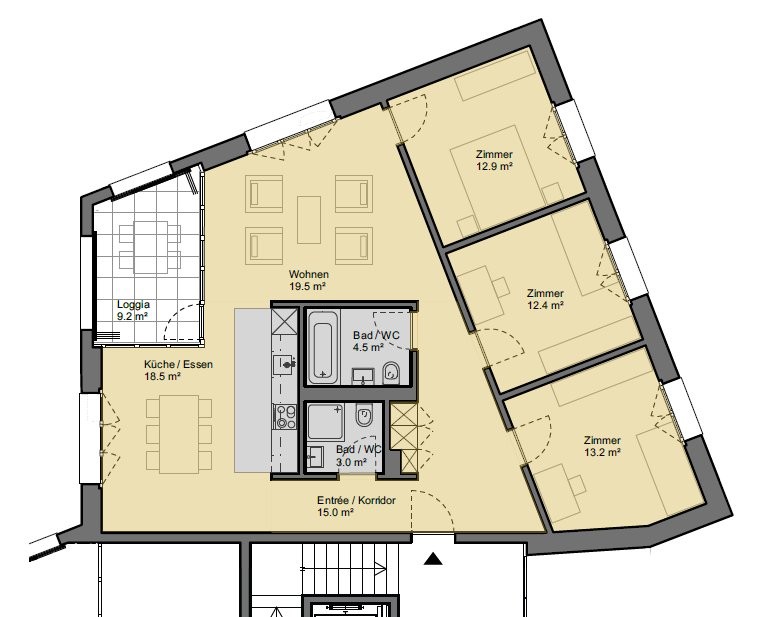 Moderne 4 Zimmer-Wohnung an zentraler Lage - 6