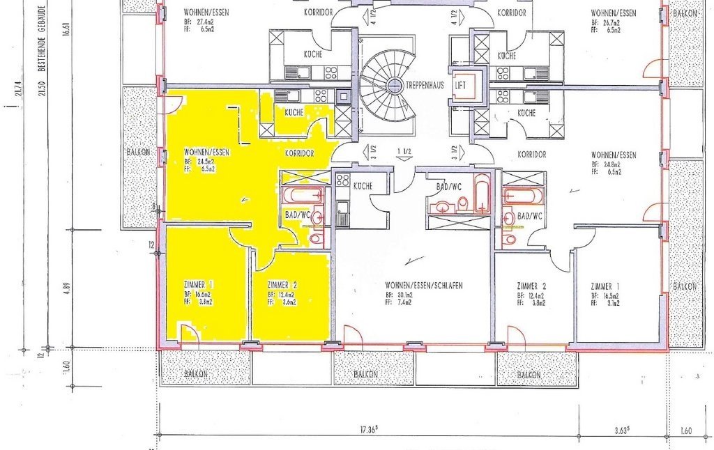 3 Zimmer-Wohnung zu vermieten - 6