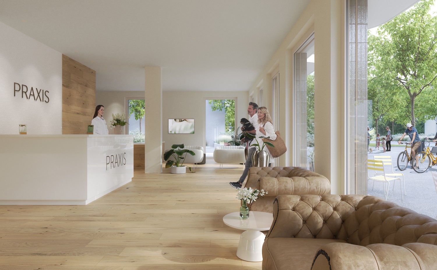 Lichtdurchflutete Gewerbefläche im Neubau Haus «Caviva» - 1