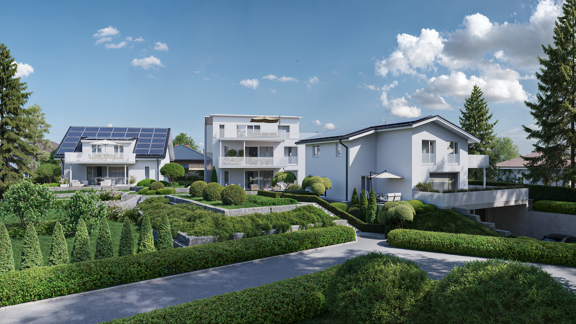 Neubau: Traumresidenz mit imposanter Terrasse und Weitblick - 1