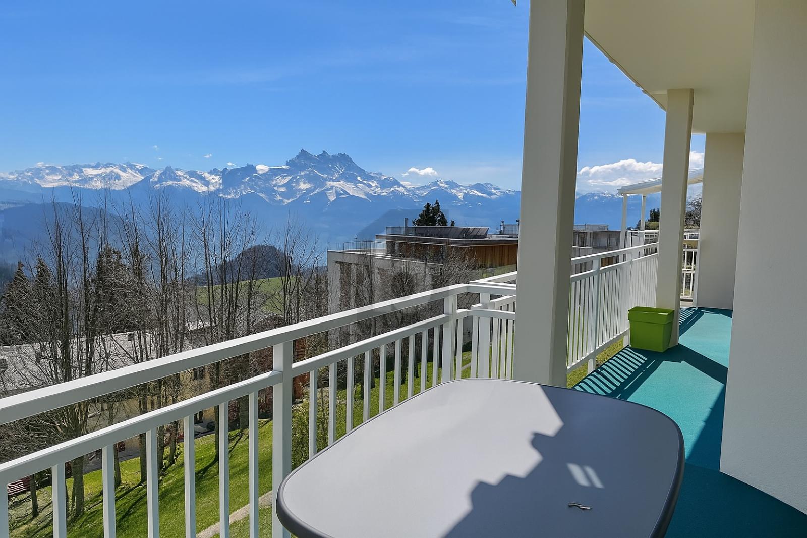 BALCON PANORAMIQUE, AU PIED DES PISTES ET PAISIBLE - 0