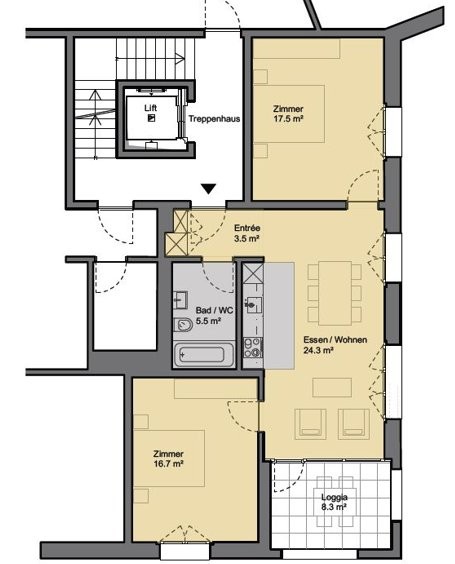 Moderne 3 Zimmer-Wohnung an zentraler Lage - 5