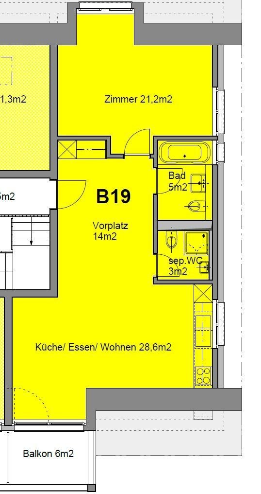 Moderne 2.5-Zimmer-Attikawohnung mit Waschturm zu vermieten - 9