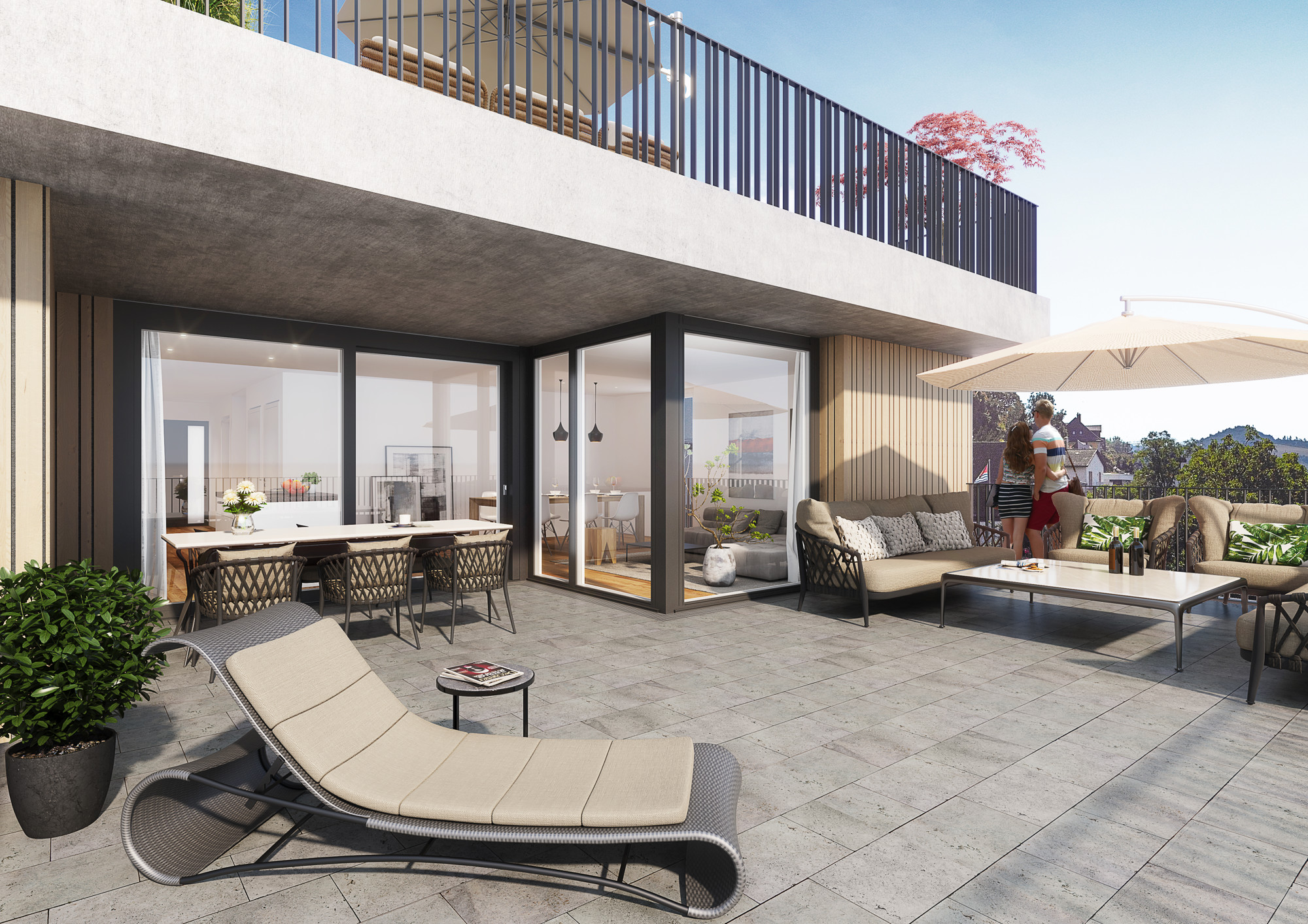 Letzte Neubauwohnung: zentral mit grosser Terrasse - 3