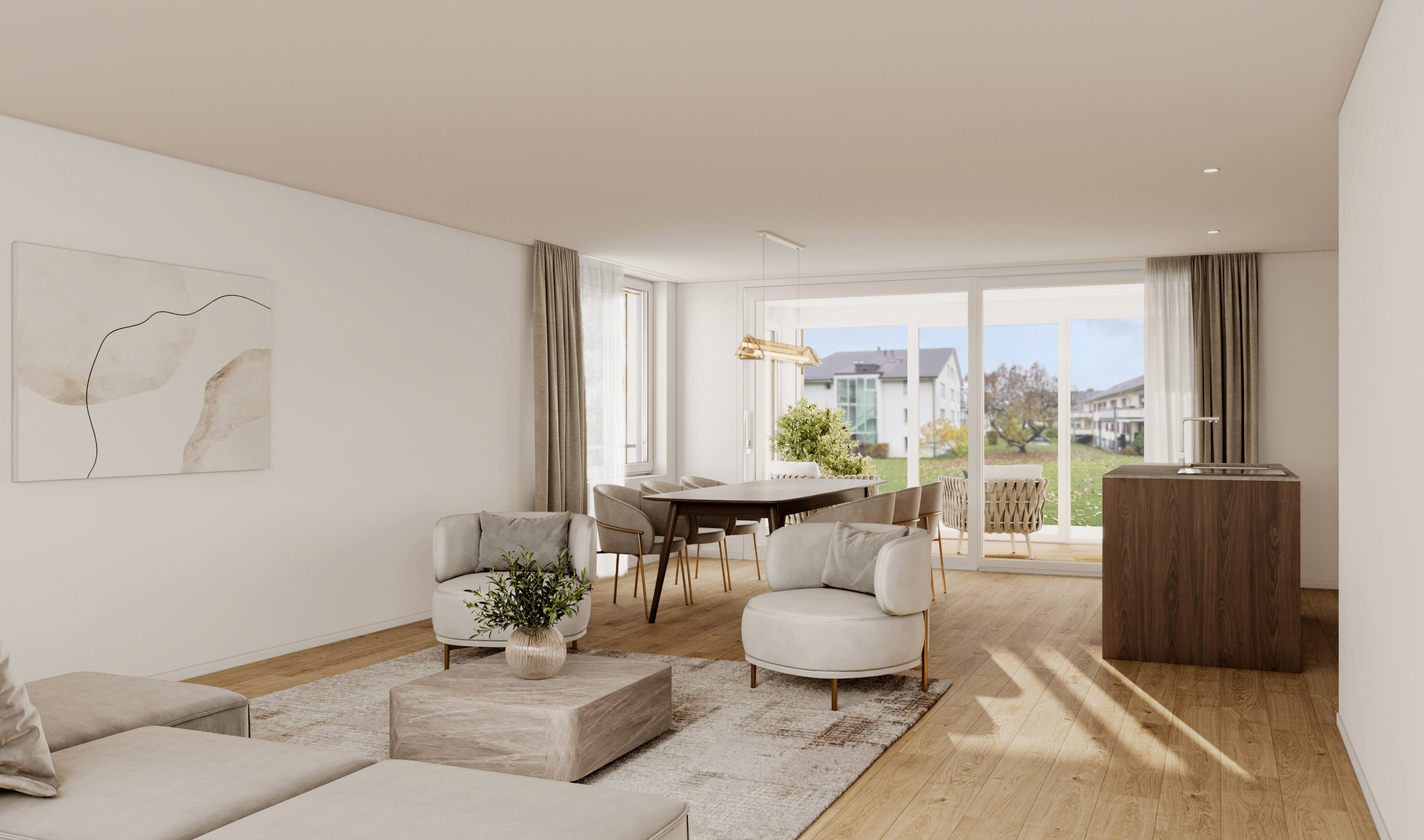 Hochwertige Gartenwohnung mit 212m² Gartenanteil - 1