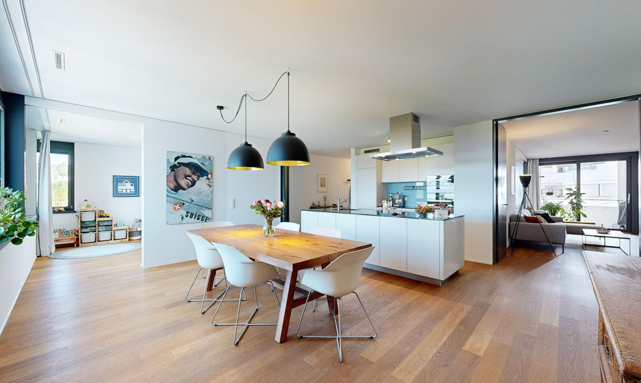 Urbanes Wohnen in Zürich - 3.5-Zimmer-Wohnung mit zusätzlichem Büro - 4
