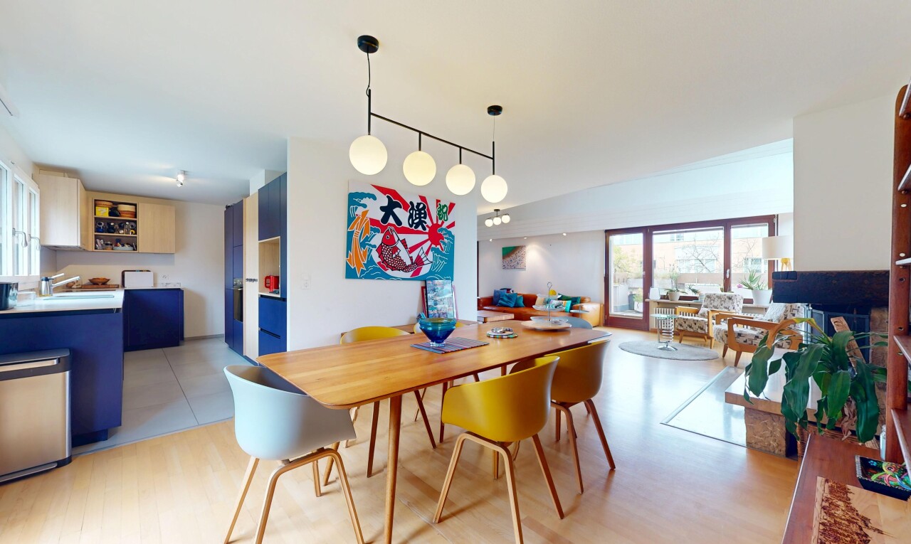 Exklusive Attika-Maisonette mit Terrasse & Galerie in Riehen - 0