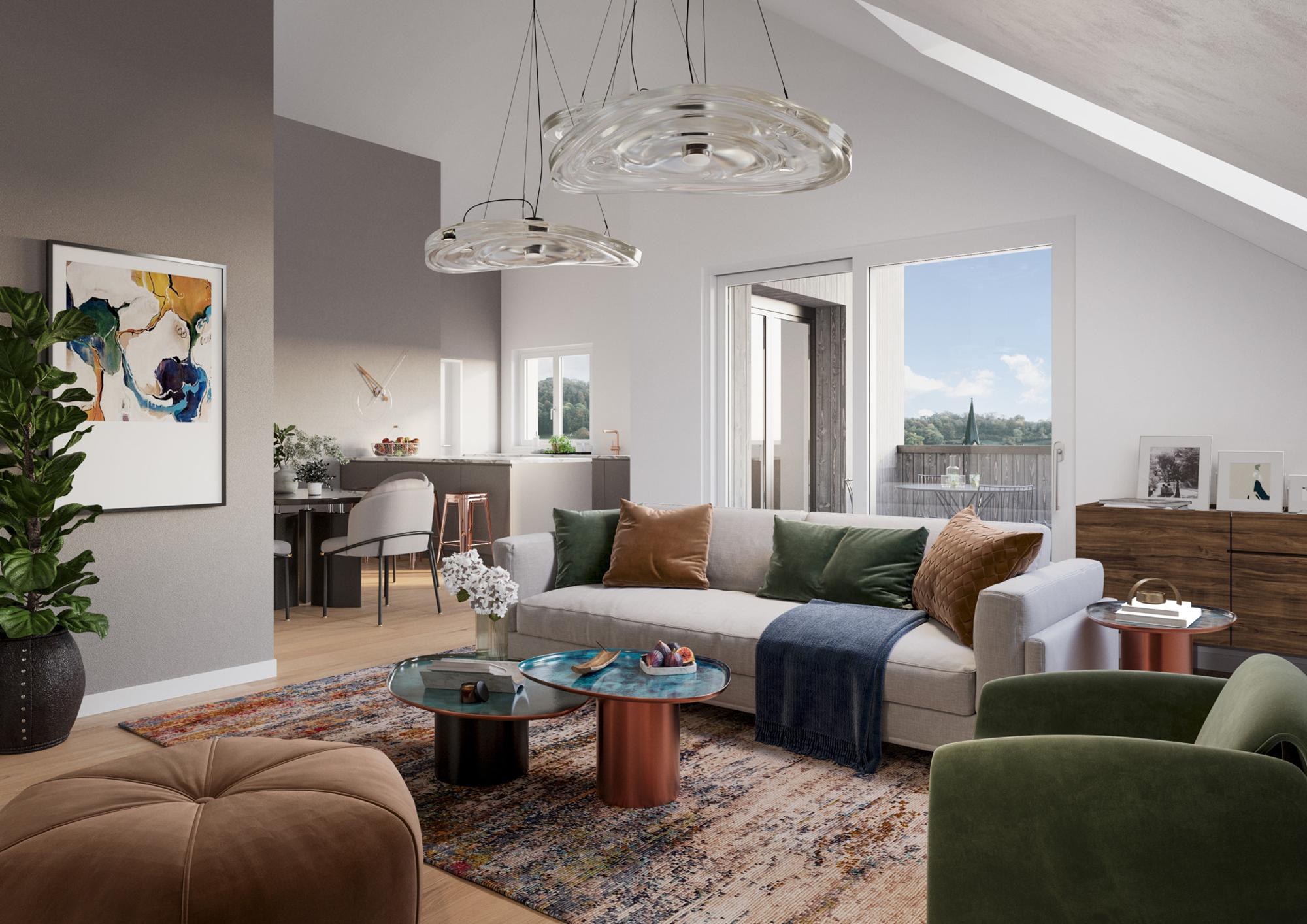 New construction project: Living space Gansingen - 2