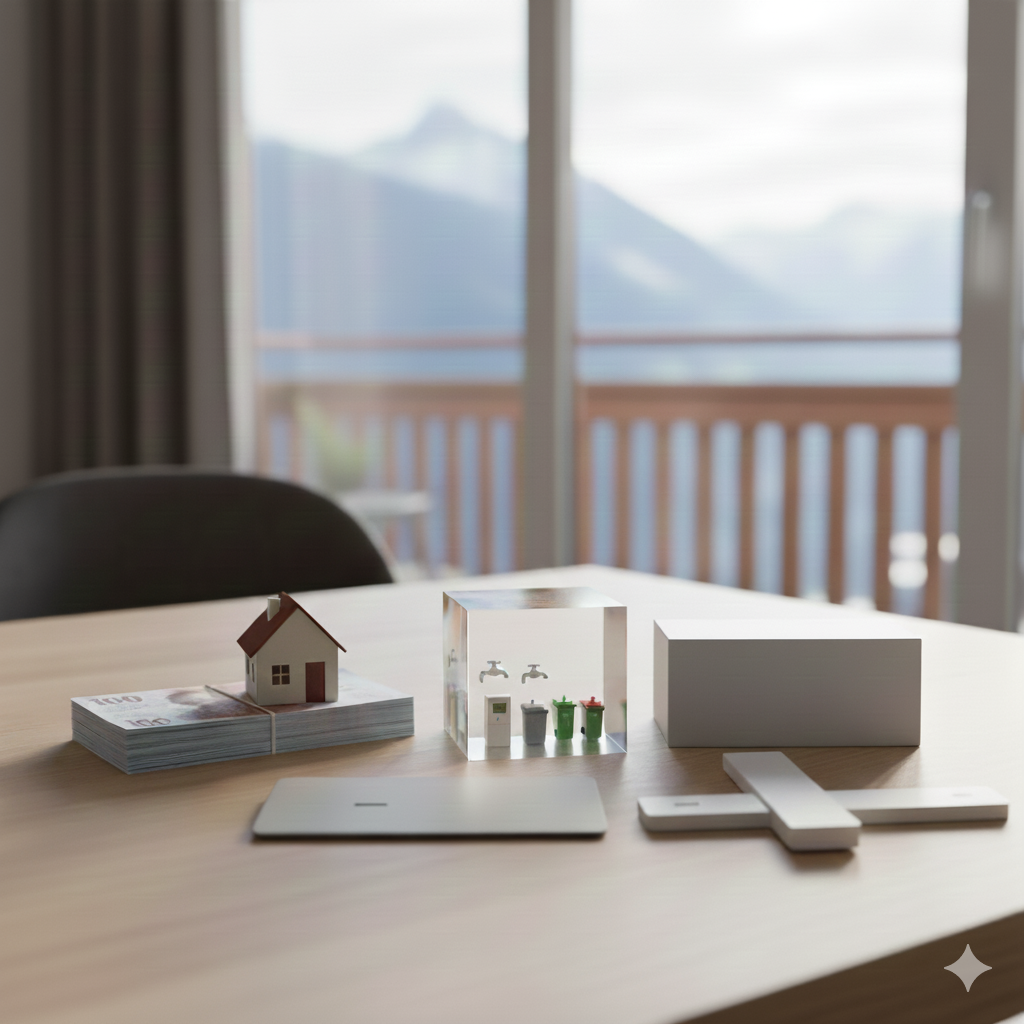 Rent in Switzerland explained: Net rent, gross rent and rent reduction 2025 | Immoswipe - 1